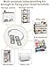 6 Sets Anti Tip Furniture Anchors for Baby Proofing, Earthquake Straps, Furniture Secure to Wall Anchors, Childproof and Home Safety, 10in