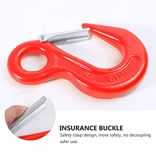 TEHAUX 1 conjunto de gancho de segurança e acoplador rápido, acessórios de corrente de segurança