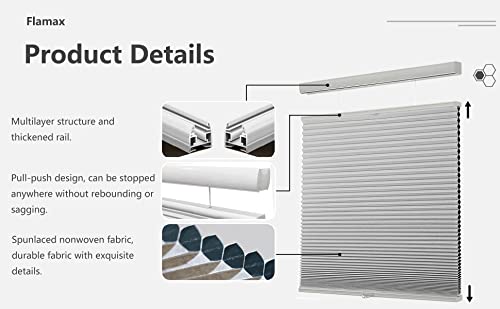 Flamax Blackout Cordless Top Down Bottom Up Shades, Top Down Bottom Up Cellular Shades, Top Down Blinds, Up Down Blinds, Top Down Bottom Up Blackout Shades, Up Down Shades, Top Down Bottom Up Blinds #TOP4