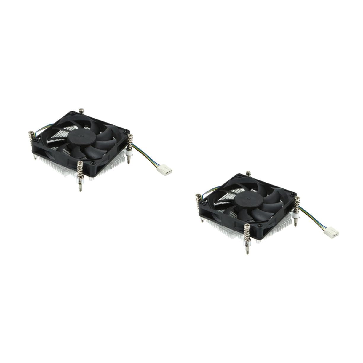 SHINEOFI 2 Ventiladores De Refrigeración Para CPU Pequeños Radiadores Disipadores De CPU Para Computadora Procesadores Refrigeradores De CPU De Repuesto Disipadores De Calor Para CPU