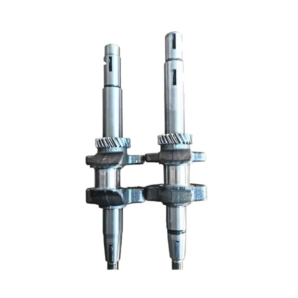 Cigüeñal C12/C14 Compatible con Motor GXV160 5.5HP HRJ216, Repuesto de Eje Principal de cigüeñal for cortacésped. Herramientas de jardín(C12)