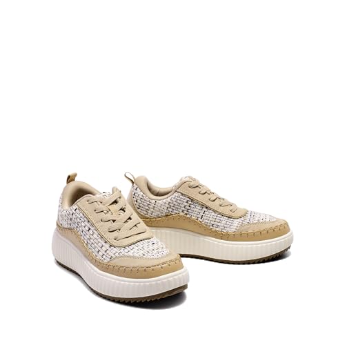 Image of DREAM PAIRS Women Chunky City Tweed Comfortable Casual Platform Fashion Sneaker