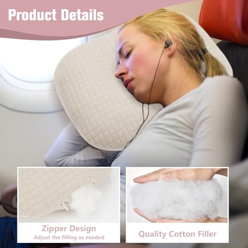 Ear Piercing Pillow for Side Sleepers, Ear Pillows with Holes for Pain, Earring Inflammation Pressure Sores, Cotton Earring Pillow for CNH Side Sleepers