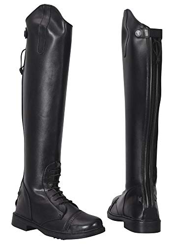 Image of TuffRider Women's Starter Back Zip Field Boots in Synthetic Leather