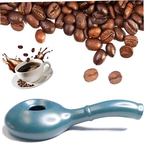 Catálogo para Comprar On-line Tostadores de café Top 5. 47 Hbbgdiy Tostador de café de cerámica Manual Mano para tostar Granos café con Mango extendido, Tostador portátil nueces y castañas para Cocina casera o cafetería