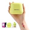 Temporary Tattoo Printer Full Set with Powder Primer & Balm Fixer, 100% Vegan Cosmetic Ink, Dual Mode for Skin & Objects, Lasts up to 24 Hours, Over 10,000 Custom Designs with iOS/Android