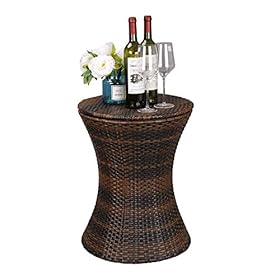 Rattan Style Eiskühler Eimer Stehtisch Rattan Style Outdoor Patio