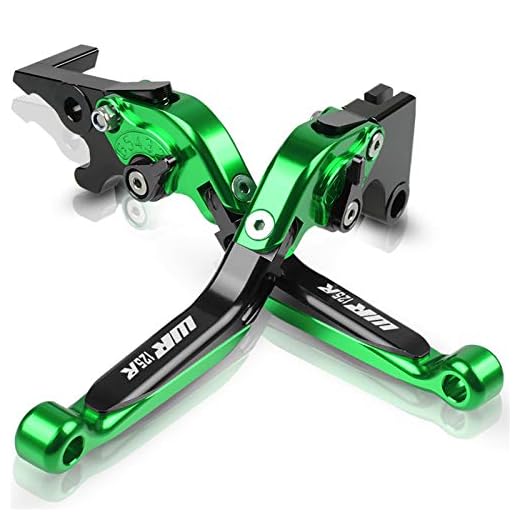 Kopplingsbromssats För Y-Amaha WR125R WR 125 R 2012 2013 2014 2015 2016 Motorcykel Bromskopplingsspak Motobike Fällande Utdragbara Bromshandtag (Color : L)