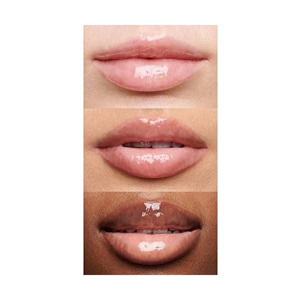 e.l.f. Lip Lacquer, Nourishing, Non-Sticky Ultra-Shine Lip Gloss With Sheer Color, Infused With Vitamins A & E, Vegan & Cruelty-Free, Clear