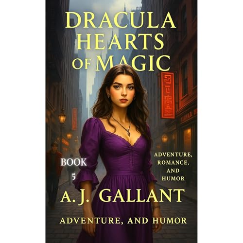 Dracula: Hearts of Magic Audiolibro Por A. J. Gallant arte de portada