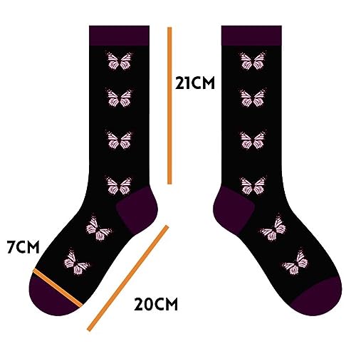 Womens Girls Crew Cotton Socks Casual Athletic Aesthetic Socks Neutral Cushion Socks for Kids Running Sports4