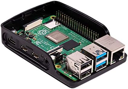 Raspberry Pi 4 case (Black/Grey)