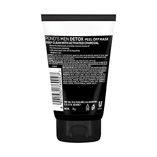 Image of POND'S Men Activated Charcoal Detox Peel Off Mask 75 g
