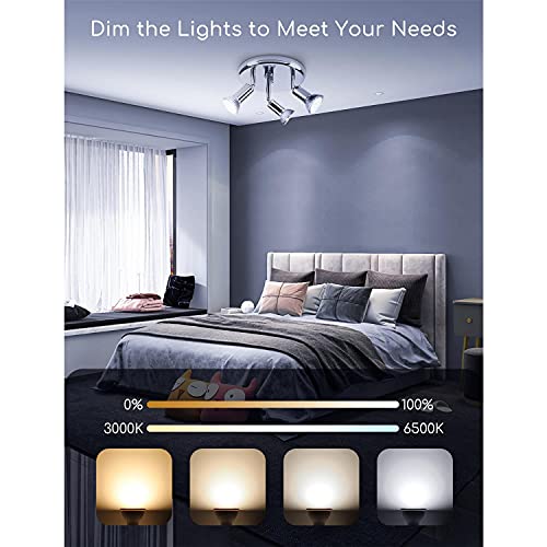 Aigostar Smart WiFi-bulb GU10, warm tot koel wit, 5W dimbare LED-spotlichten, werkt met Alexa en Google Assistant, 400lm… - Image 5
