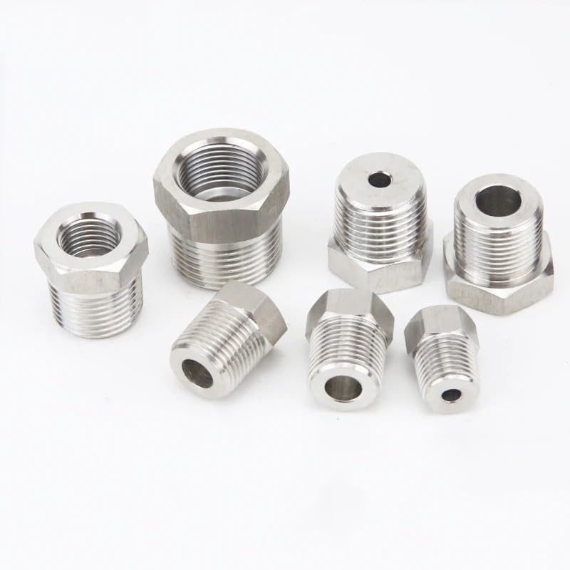 Reductor BSP 1 a M20x1.5 de acero inoxidable 304 para tuberías 4