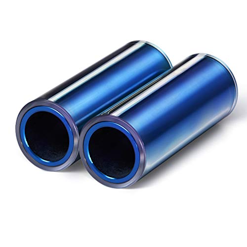 25NINE BMX Bike Pegs – Aluminum Core with PC Outer Sleeve – Blue - Thumbnail 2