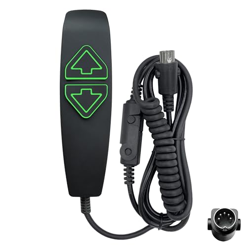 Kariwust Fauteuil élévateur inclinable électrique 2 boutons 5 broches Télécommande de rechange avec USB et rétroéclairage avec rallonge