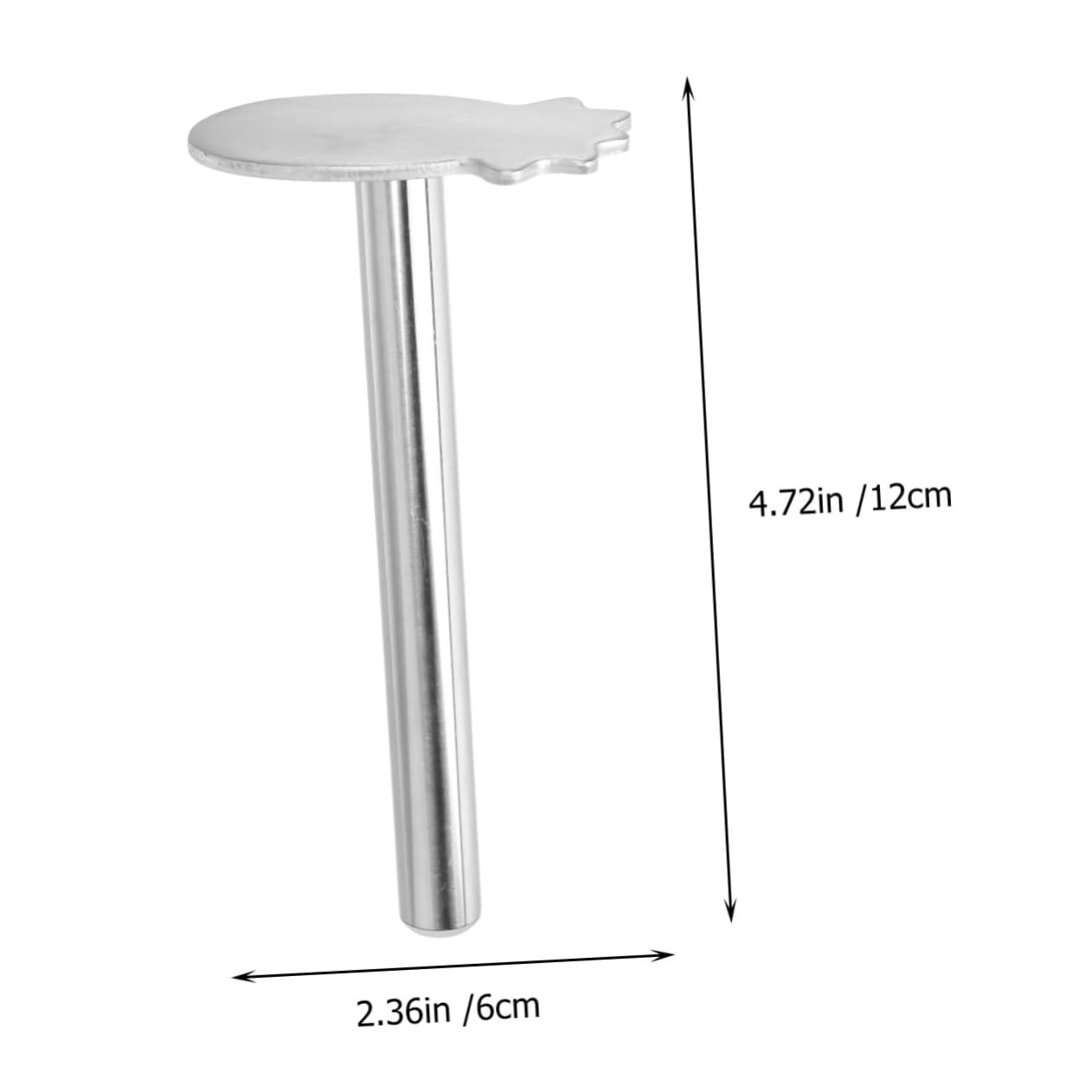 FUNOMOCYA Pineapple Shaped Cookie Press Metal Baking Mold Easy to Use Non-stick for Biscuit Cake Candy