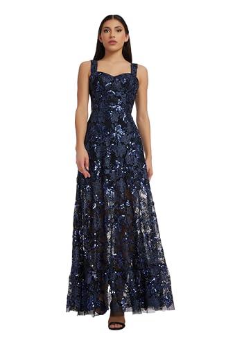 Image of Dress the Population Womens Anabel Fit and Flare Maxi DressSpecial Occasion Dress