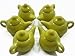 Dollhouse Miniature Supply Kitchen Ceramic 6 Yellow Teapot Coffee Set Deco Charms - 4230