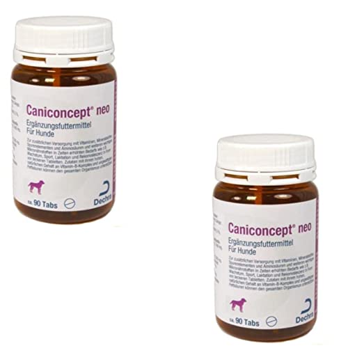 Dechra - Caniconcept neo Ergänzungsfuttermittel für Hunde - Doppelpack - 2 x 90 Tabletten