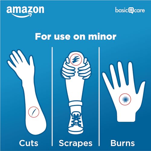 Image of Amazon Basic Care Flexible Fabric Adhesive Bandages, XL (2 in x 4 in), Non-Stick Pad for Cuts & Scrapes, 4-Sided Seal, 10 Count (Pack of 3)