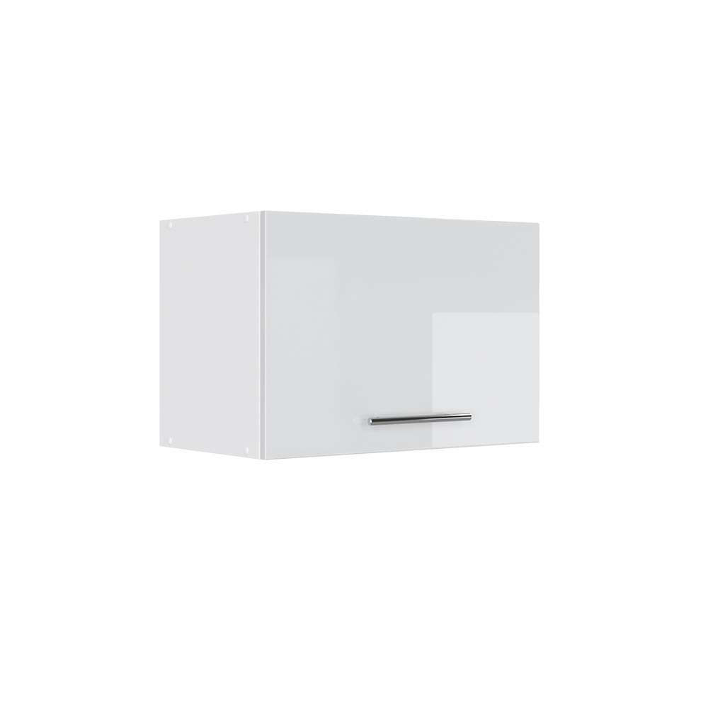 Vicco Armoire Murale Fame-Line, Blanc Haute Brillance, 60x40cm Plat, à Fixation Murale pour Le Rangement des Accessoires de Salle de Bain