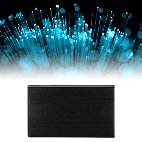 Naroote Disco Duro Externo, Disco Duro Portátil SSD HDD HDD Cubro 2.5 Pulgadas 5GBPS 2TB Capacidad Caso de Disco Duro Anti Estático con Interfaz USB3.0 (Black) (Disco Duro no Incluido) - imagen 4