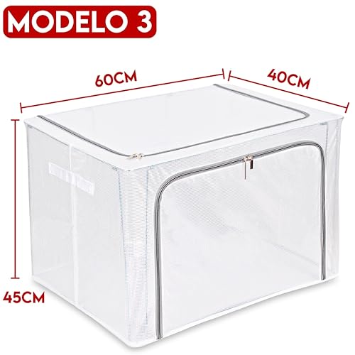 Caixa Organizadora Guarda Roupa Armário Edredom Coberta Toalha Lençol feita em NYLON Impermeavel com