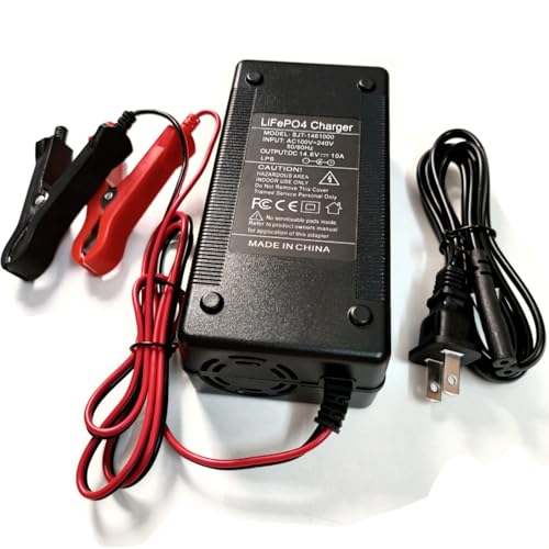14.6V 10A LiFePO4 Battery Charger for 12.8V 12V Lithium