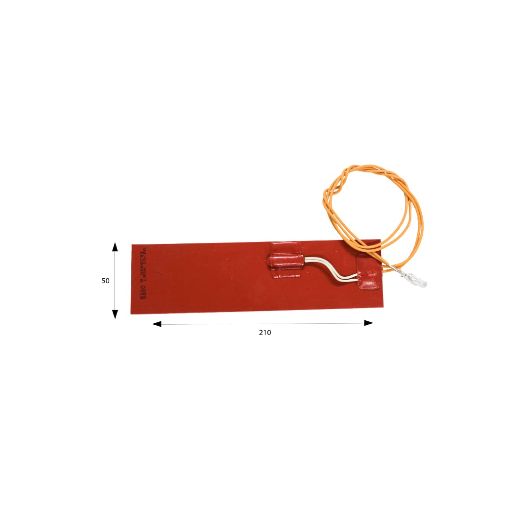 Résistance silicone auto-adhésive pour évaporateur 100 W 220 V | Pour buffets, tables chaudes, vitrines réfrigérées | Chauffe-huile | Presses thermiques, moules, plaques chauffantes