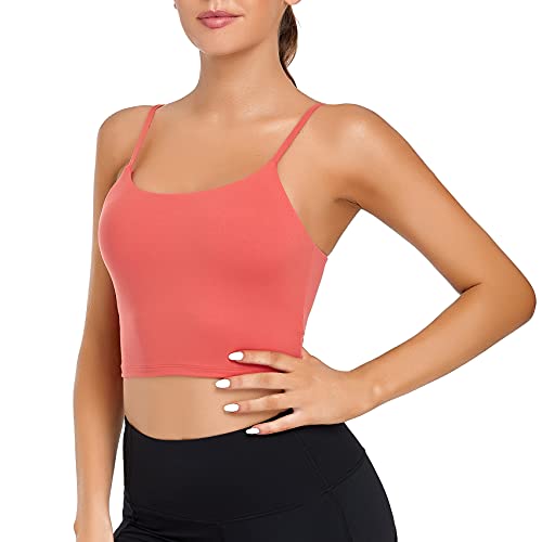 Image of Lemedy Women Padded Sports Bra Fitness Workout Running Shirts Yoga Tank Top