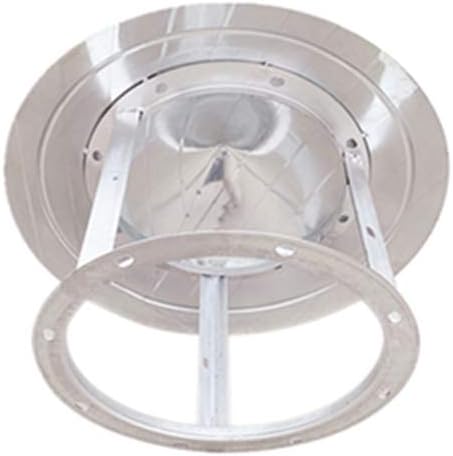 Stainless Steel Chimney Cowl Cap,Roof Chimney Flue Cowl Pipe Rain Cover Protector Cap Ending Heating Stove Exhaust Pipe Chimney Rain Cap Pipe Anti Downdraught Bird Guard Top (75mm/3Inch)