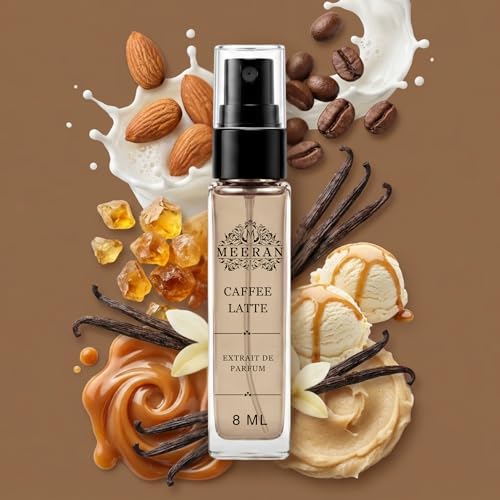 Image of Caffe Latte Style Fragrance (8ML) Extrait De Parfum | Unisex Long Lasting Perfume for Men & Women | Premium Pocket Perfume Travel Size | Rich Coffee Inspired Scent | Giftable Mini Perfume Spray