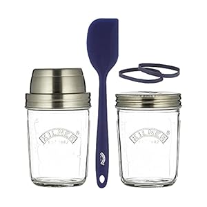 Kilner 0025.035 Zuurdesem Starter Set, Glas, 350 milliliter