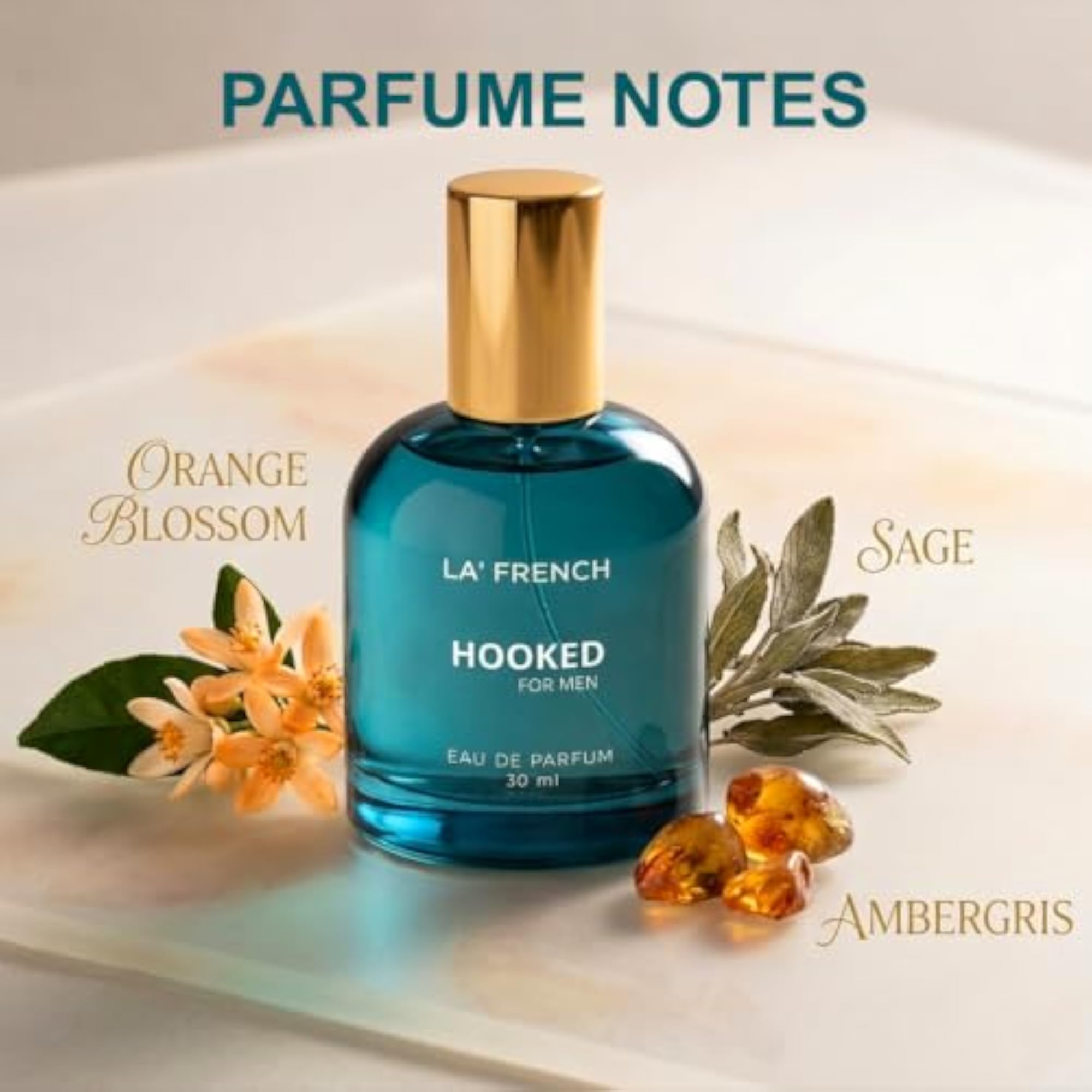 Men's Hooked Perfume, Intense Long Lasting Fragrance