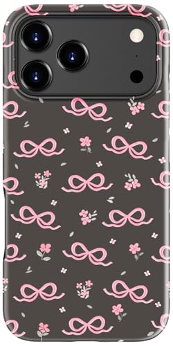 Coque iPhone 17 Pro Max motif nœud fleur le cadeau tendance idéal pour femme