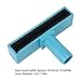 Ceiling Fan Cleaner, Reusable Ceiling Fan Blade Brush with 0.8 Foot Pole Washable Ceiling Fan C Leaning Brush Flexible Dusting Fan Vacuum Cleansing Tool for Home (Blue)