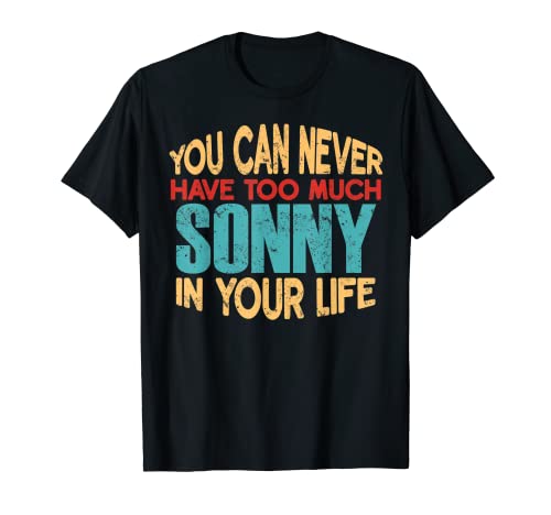 Funny Sonny Personalized Tshirt First Name Joke Item T-Shirt