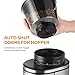 Ollygrin Burr Coffee Grinder, Electric Conical Coffee Bean Grinder With 30 Adjustable Grind Settings For 2-12 Cups, Sliver & Black