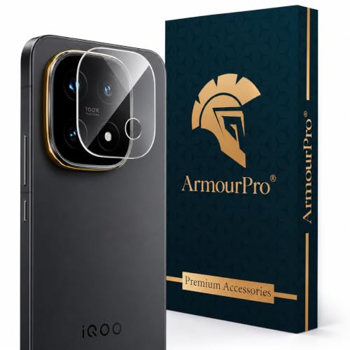 Image of ArmourPro Camera Lens Protector Tempered Glass Compatible For iQOO 15 (6.85 Inches) With Edge To Edge Coverage | Clear Lens, Pack of 1