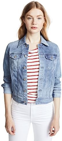 AG Adriano Goldschmied Ladies’s Robyn Fitted Stretch Denim Jacket