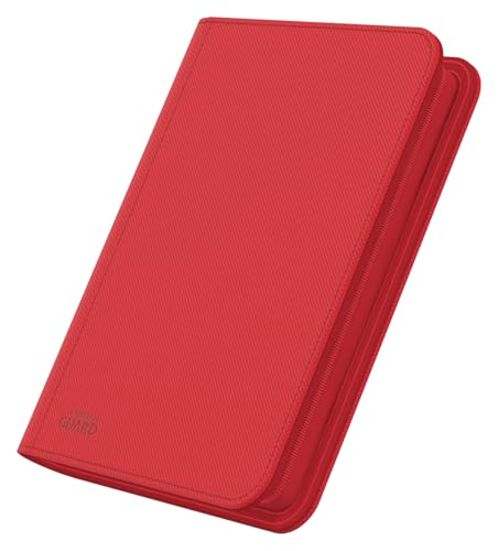 Image of Ultimate Guard Zipfolio 160 - 8 Pocket Xenoskin Red
