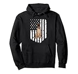 Drapeau Américain Belgique Malinoi noir blanc 4 juillet USA Sweat à Capuche