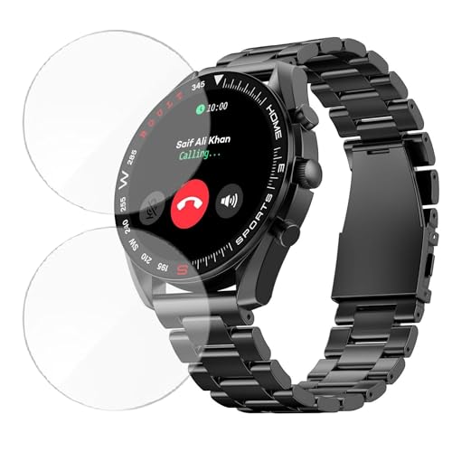Image of 2 Pack| Smartwatch Screen Protector for Boult Mirage |1.39 inch| | Flexible TPU Film, 9H Scratch Resistant, Bubble Free Installation - Not Tempered Glass
