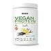 Produktbild Weider Vegan Protein (750g) Vanille-Geschmack. 23g Protein/Dosis, Erbsenisolat (Pisane) & Reisproteine. Mit Vitamin B12 und Stevia. Glutenfrei, zuckerfrei. Verpackung 50% Recycelt, 100% Recycelbar