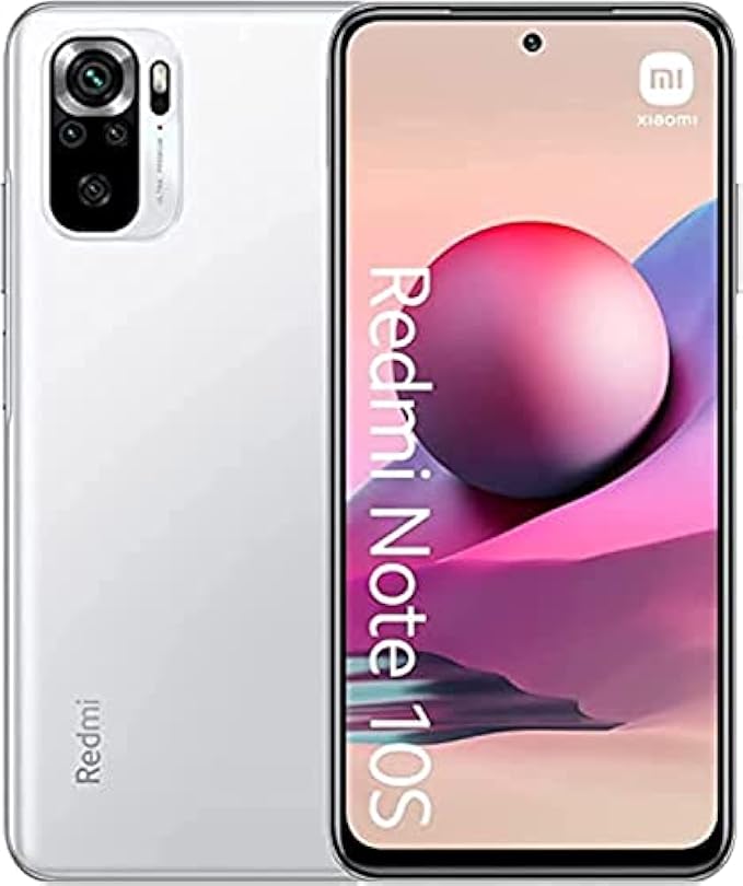 Xiaomi Note 10S 4G LTE Volte Global Unlocked GSM 64MP Quad Camera Worldwide GSM (Not Verizon Sprint Boost Cricket Metro) + (w/Fast Car Charger) (Pebble White, 128GB+8GB)