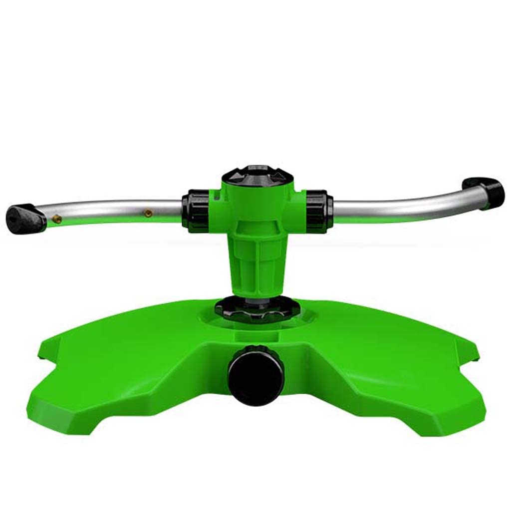 WZX Irrigatore da Giardino per impieghi gravosi, irrigatore da Giardino Regolabile a 360 Gradi, 2 Braccia, spruzzatore Durevole per Piante, Facile connessione del Tubo