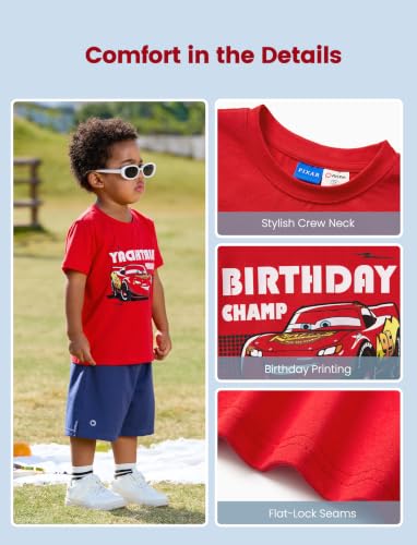 Image of Disney Kids Birthday Shirts 2-9Y, Cute Graphic Tees, Birthday Party Outfit | Disney Officially Licensed, Birthday Girl & Boy T-Shirts, Special Day Outfit, Favorite Character Gift, Soft & Comfortable
