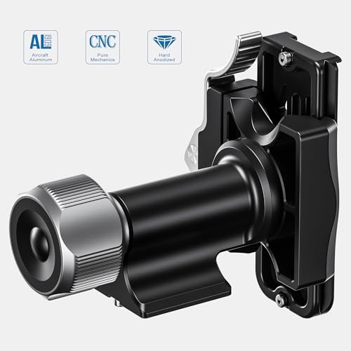 Leofoto Monopod Gimbal Head, 360° Tilt Birdwatching Photography Head for Monopods, 3/8" Mounting Hole and Arca-Type Quick Release Clamp for Panning Clamp/L Plate, Max Load to 10kg/22.05lb (MPG-01L)